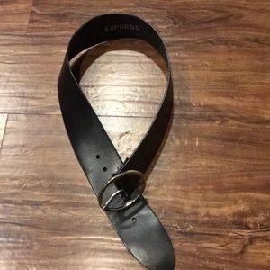 Black Wide Express Belt